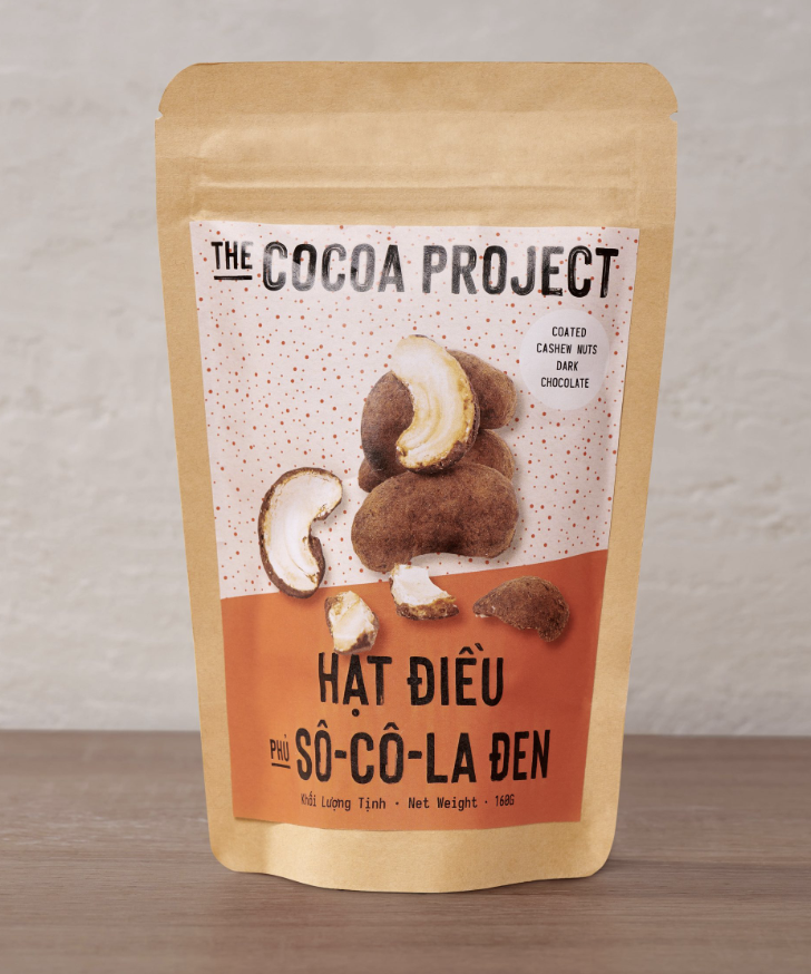 THE COCOA PROJECT Coated Cashew Nuts Dark Chocolate (Bag)