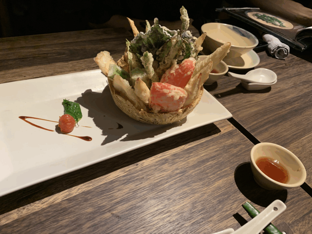Hum, Garden & Restaurantのお野菜天ぷら