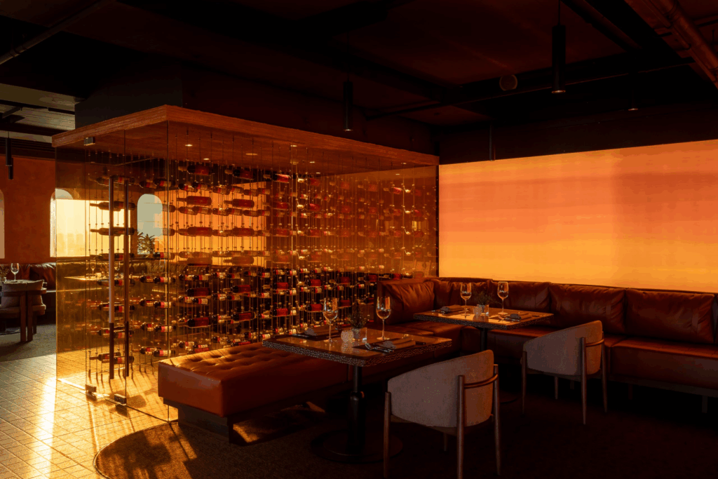 Shri Restaurant & Loungeの店内