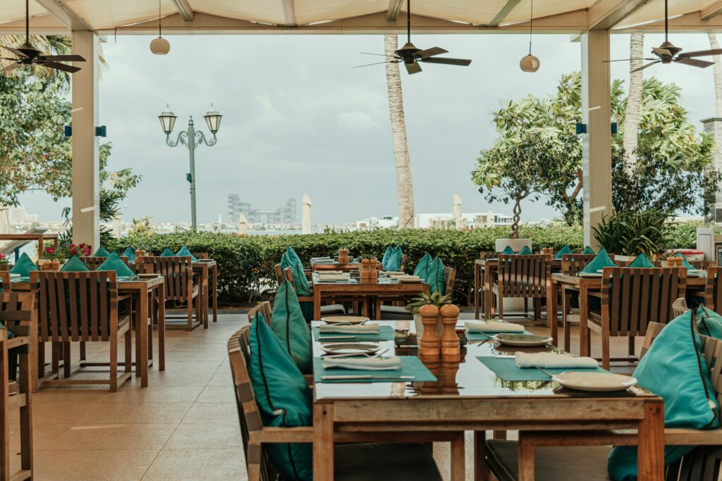 レストランの内装