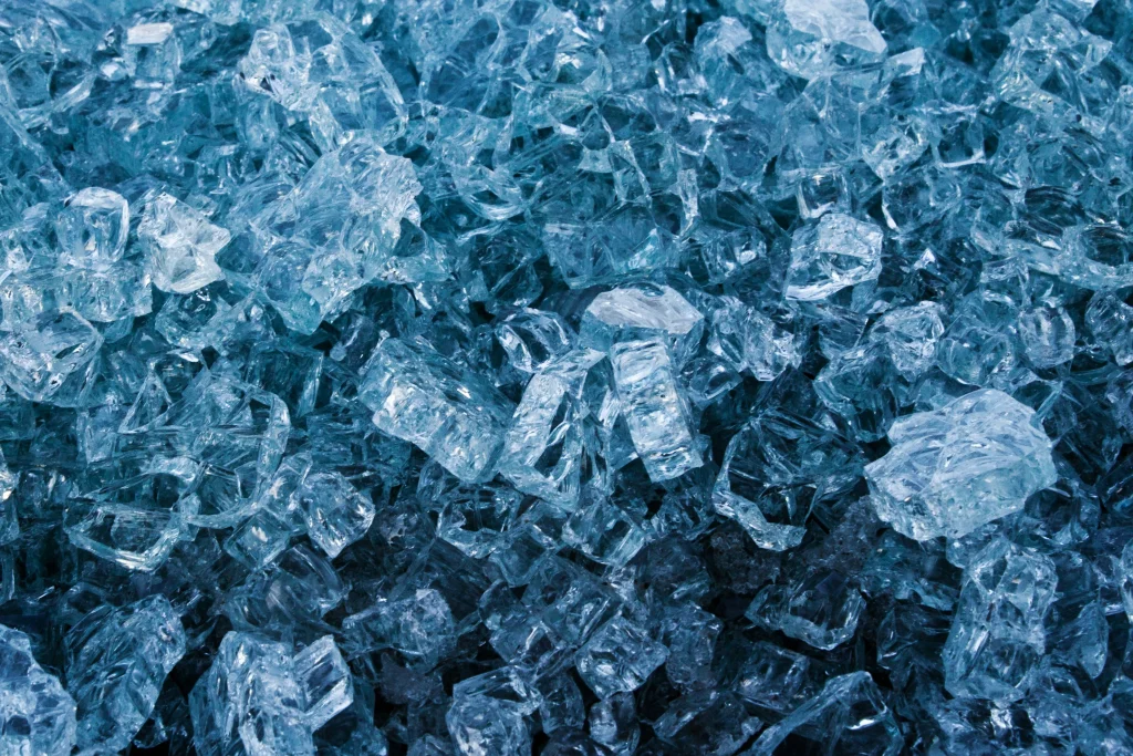 大量の氷