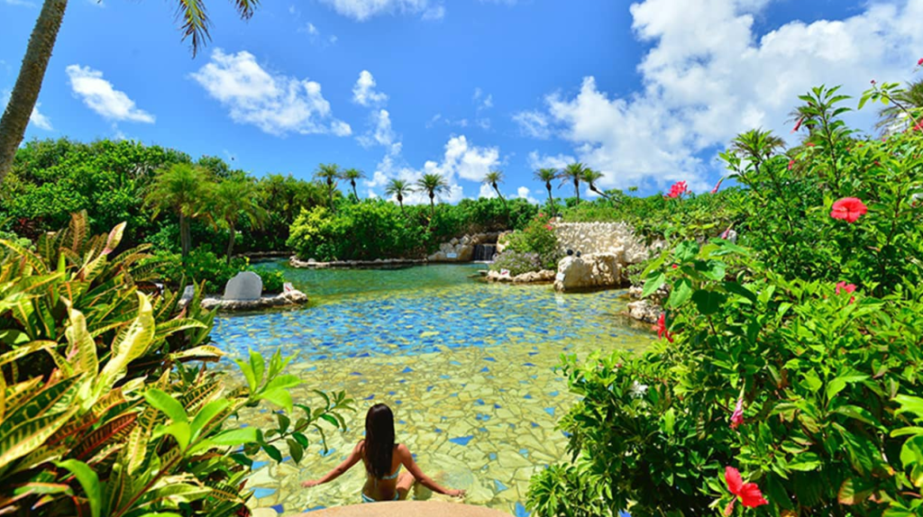 シギラ黄金温泉公式より引用（https://shigira.com/onsen）